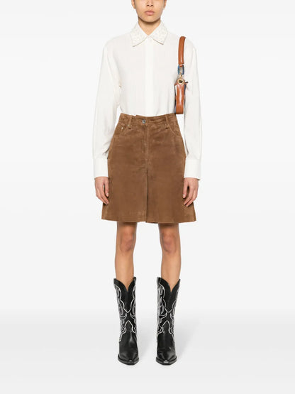 Ribbed-Effect Shirt