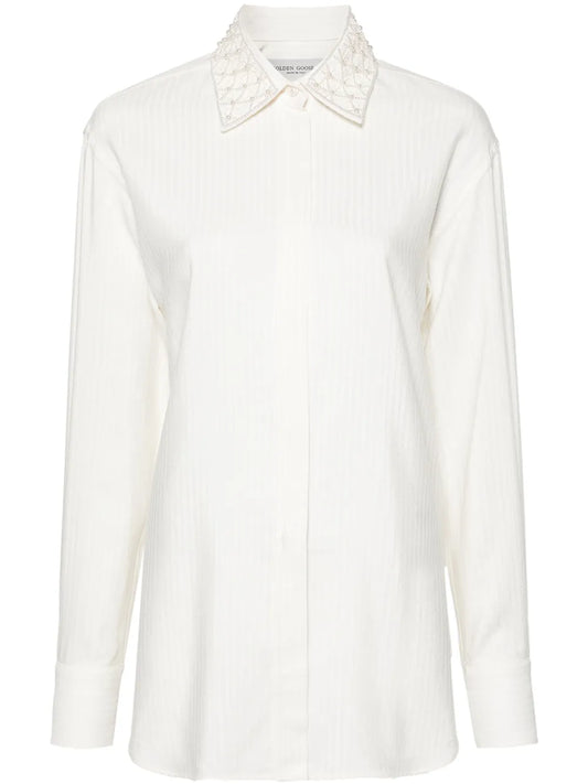 Ribbed-Effect Shirt