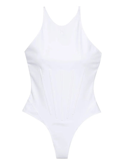 Corseted One-Piece Swimsuit
