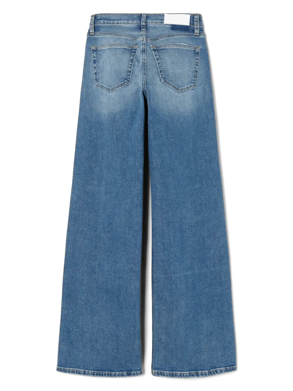 Mid-Rise Wide-Leg Jeans