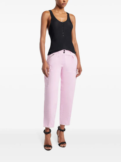 Ribbed Jersey Tank Top