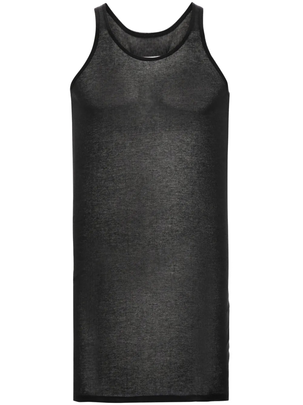 Fine-Ribbed Tank Top