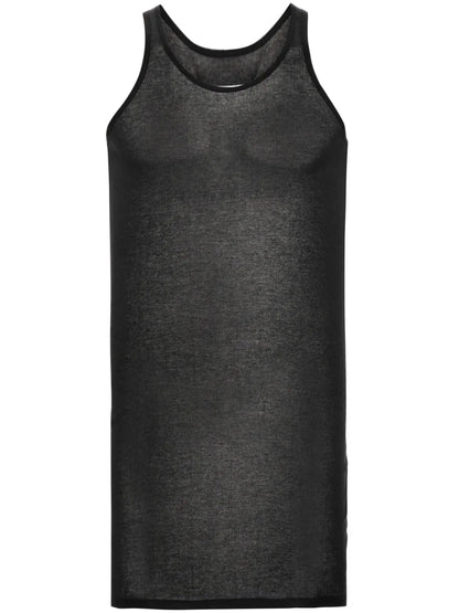 Fine-Ribbed Tank Top