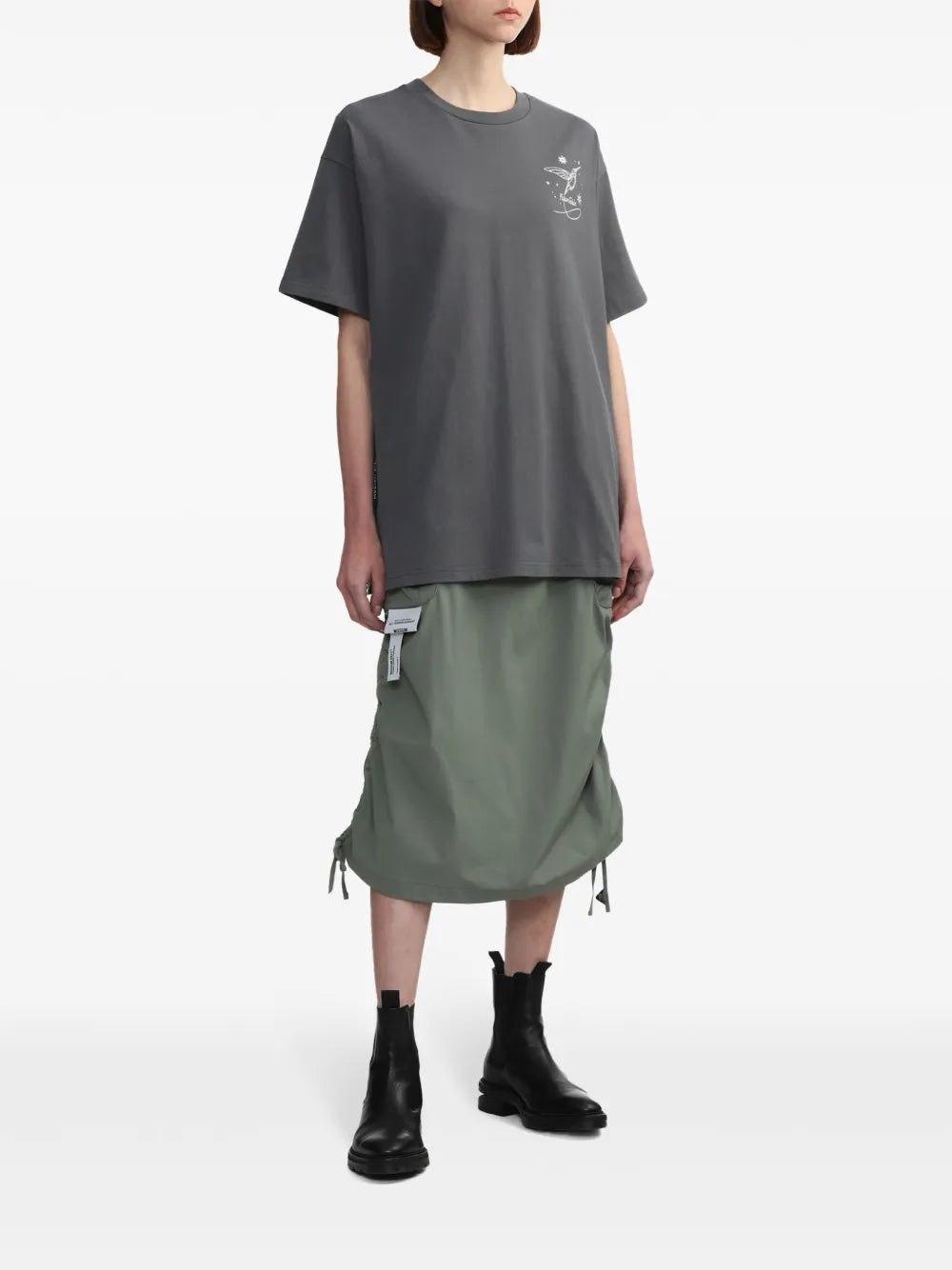 Logo-Embroidered Layered T-Shirt