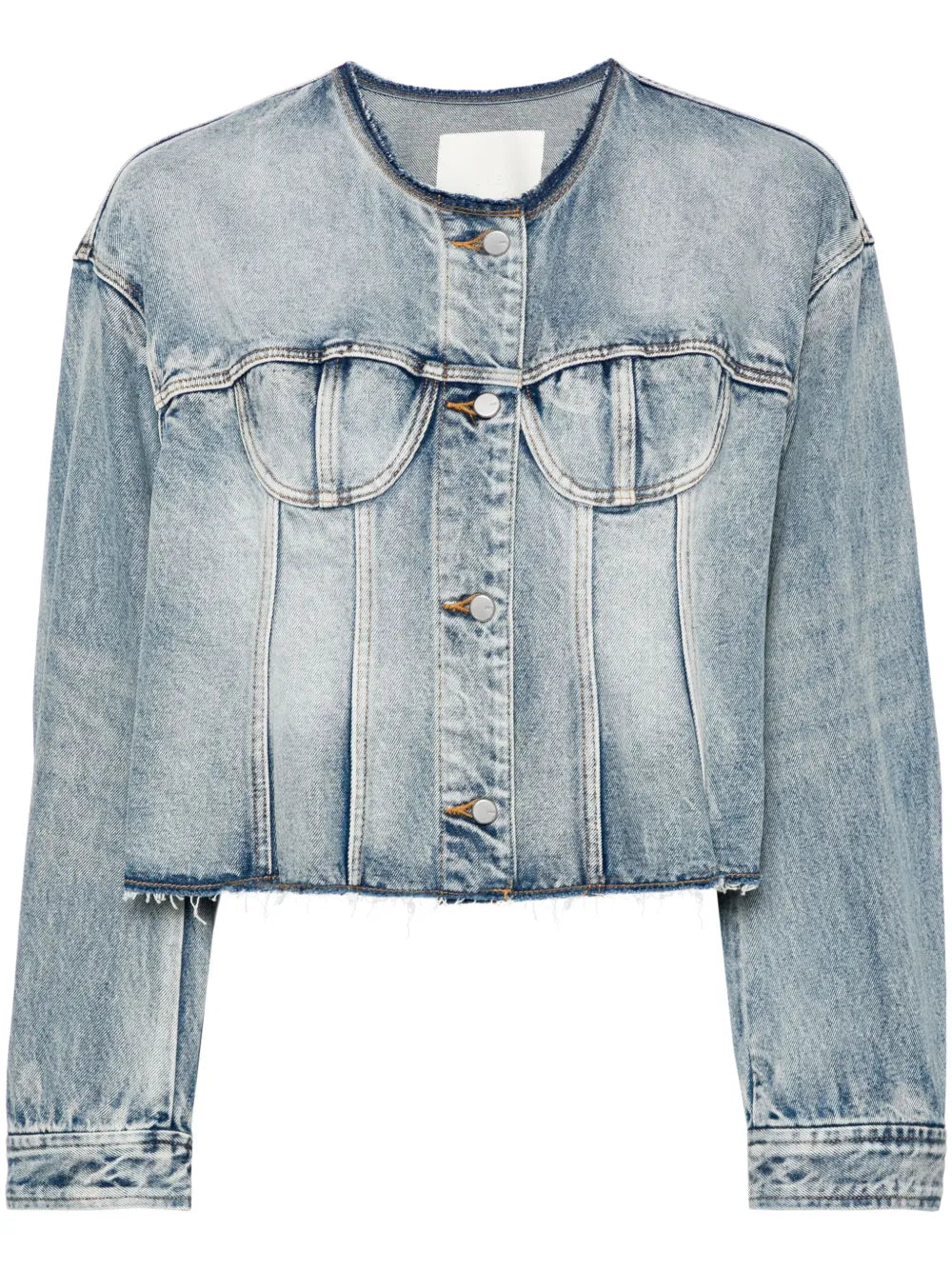Raw-Hem Denim Jacket