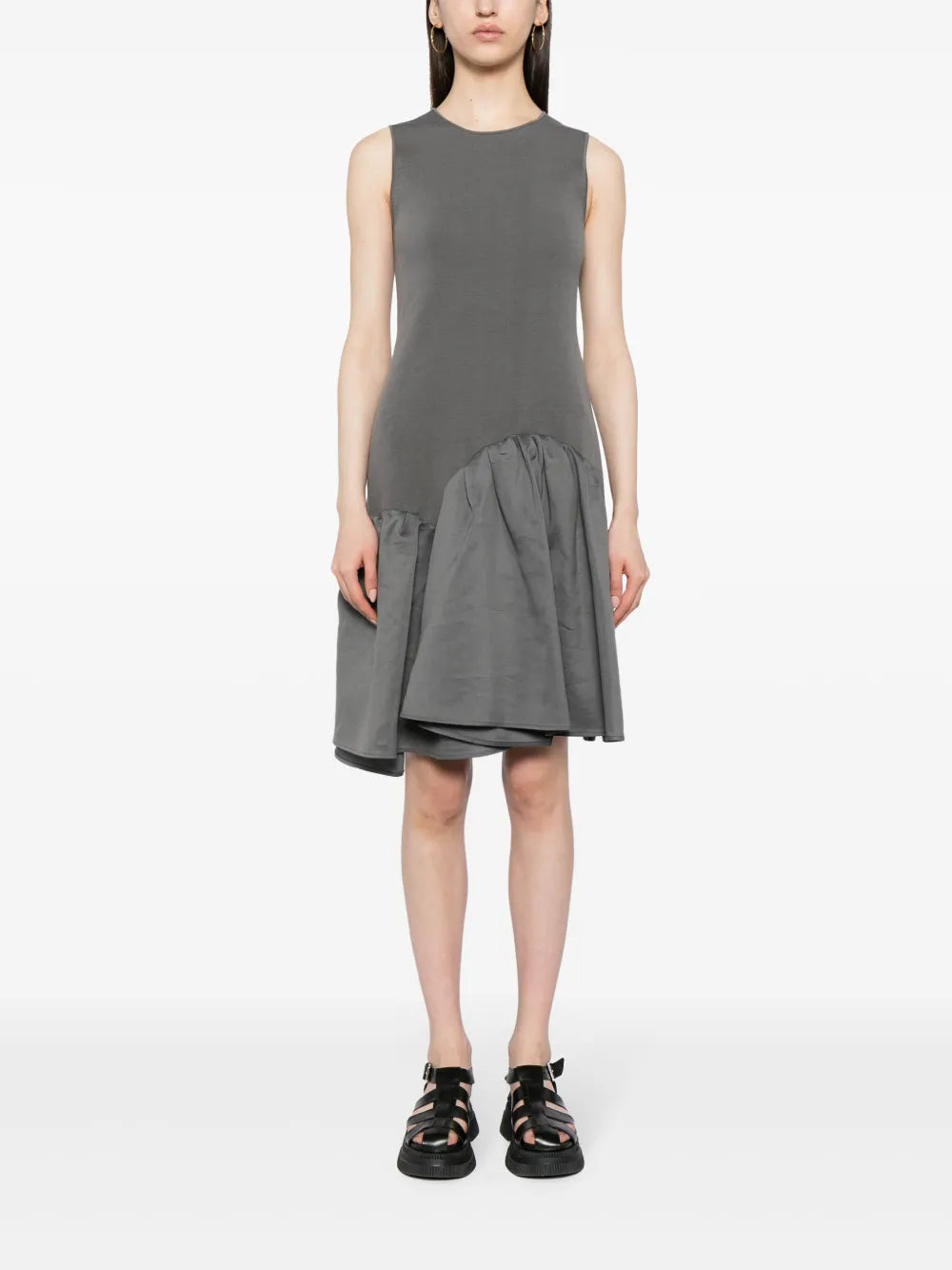 Asymmetric Sleeveless Dress