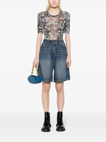 Boyfriend Denim Shorts