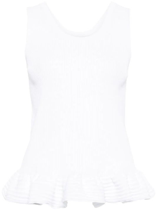 Peplum-Hem Tank Top