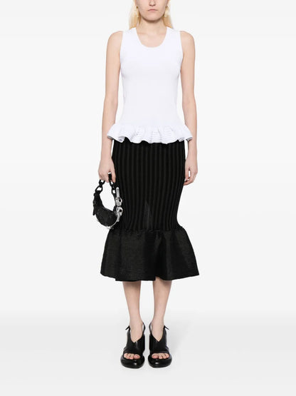Peplum-Hem Tank Top