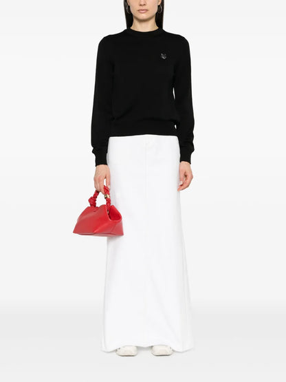Fox-Appliqué Wool Jumper