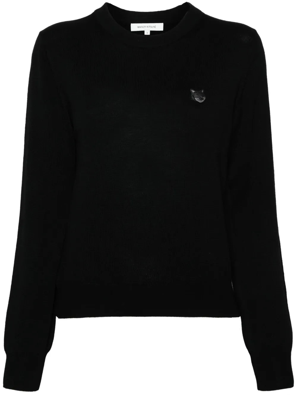 Fox-Appliqué Wool Jumper