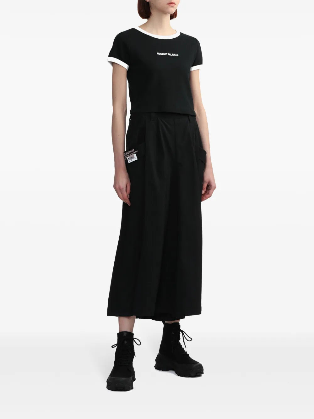 Logo-Appliqué Palazzo Pants