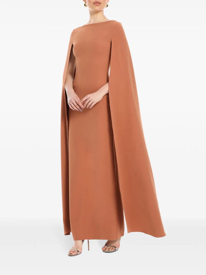 The Sadie Cape-Design Maxi Dress