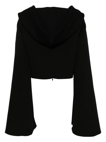 Hooded Cropped Shirt