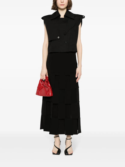 Trench-Style Cotton Vest