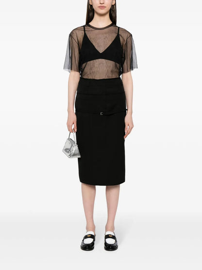 Transparent Short-Sleeve T-Shirt