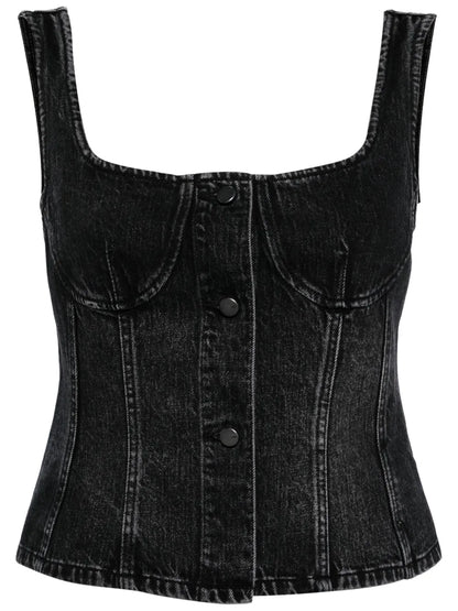 Corset Denim Top
