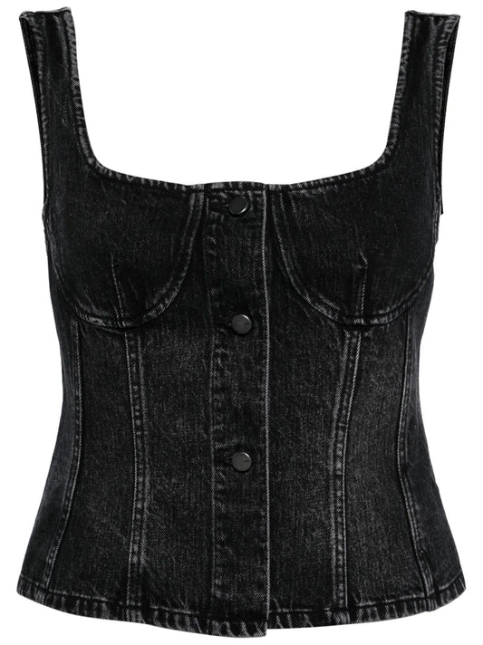 Corset Denim Top