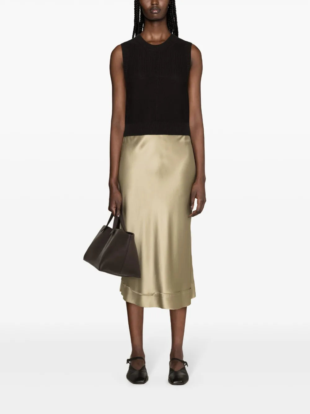 Sleeveless Cropped Vest