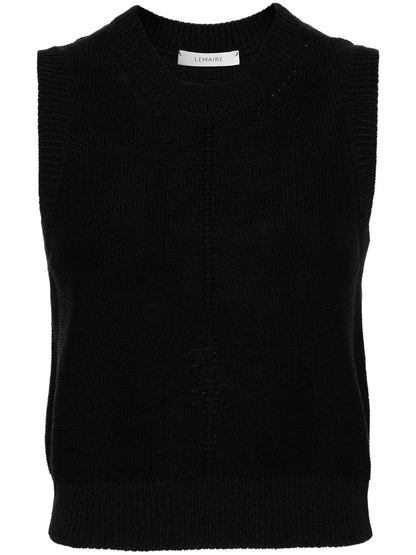 Sleeveless Cropped Vest