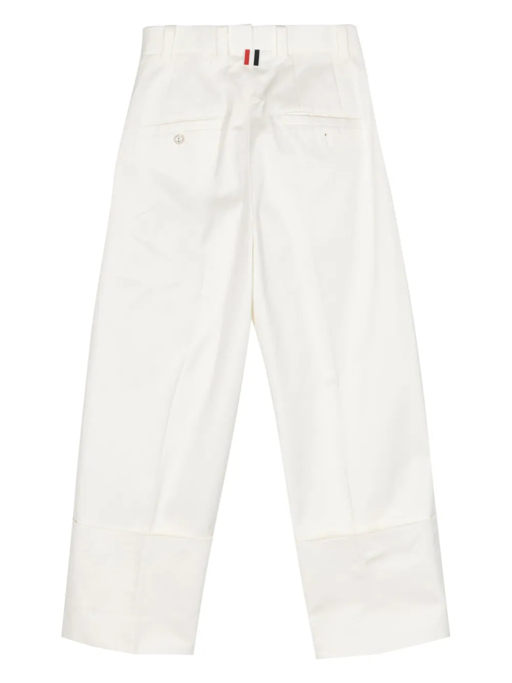 Pressed-Crease Tapered Trousers