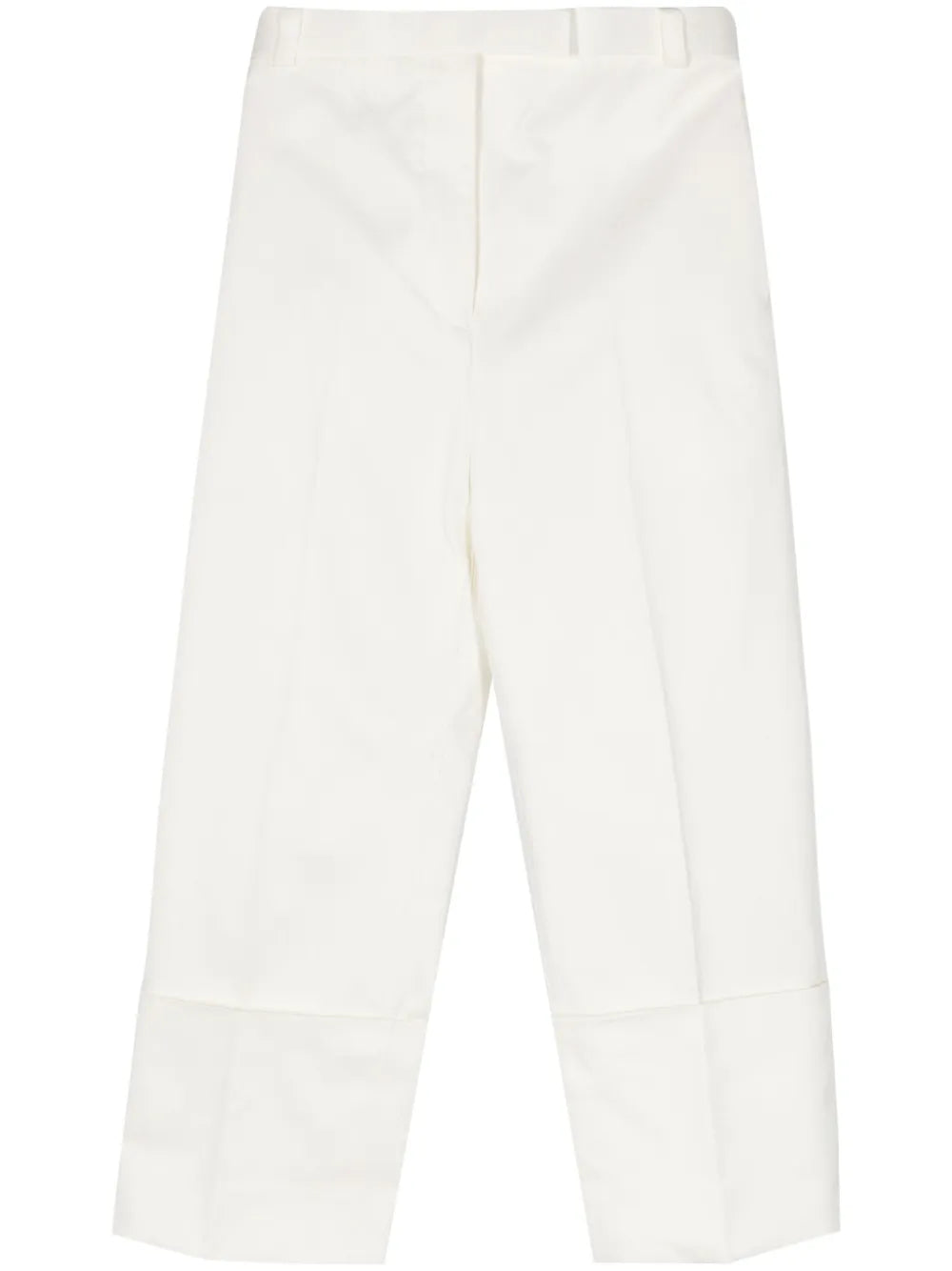 Pressed-Crease Tapered Trousers