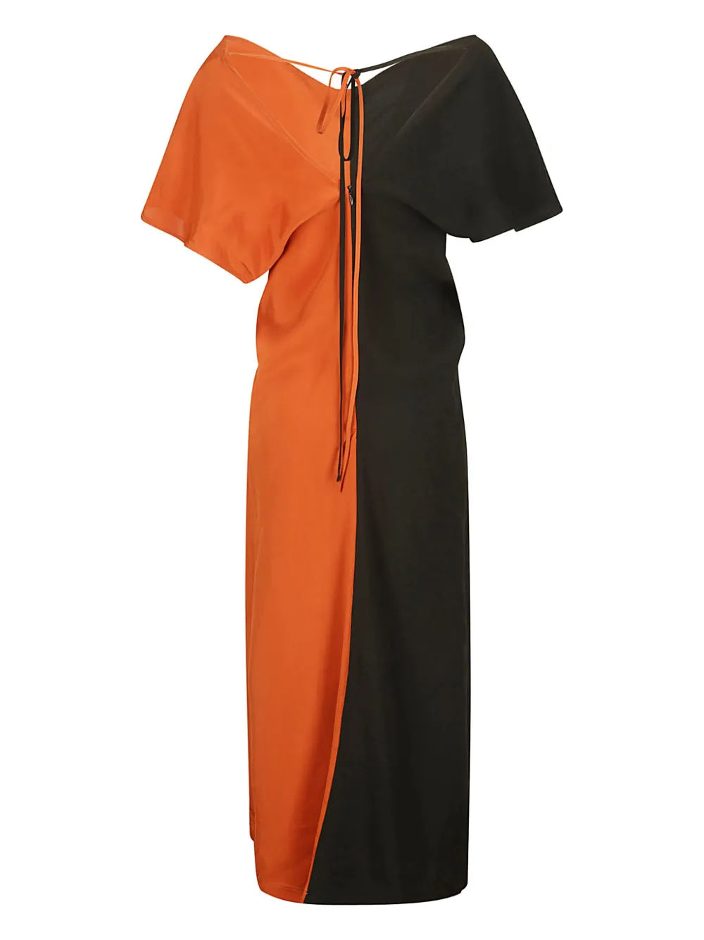 Draped Neck Dress
