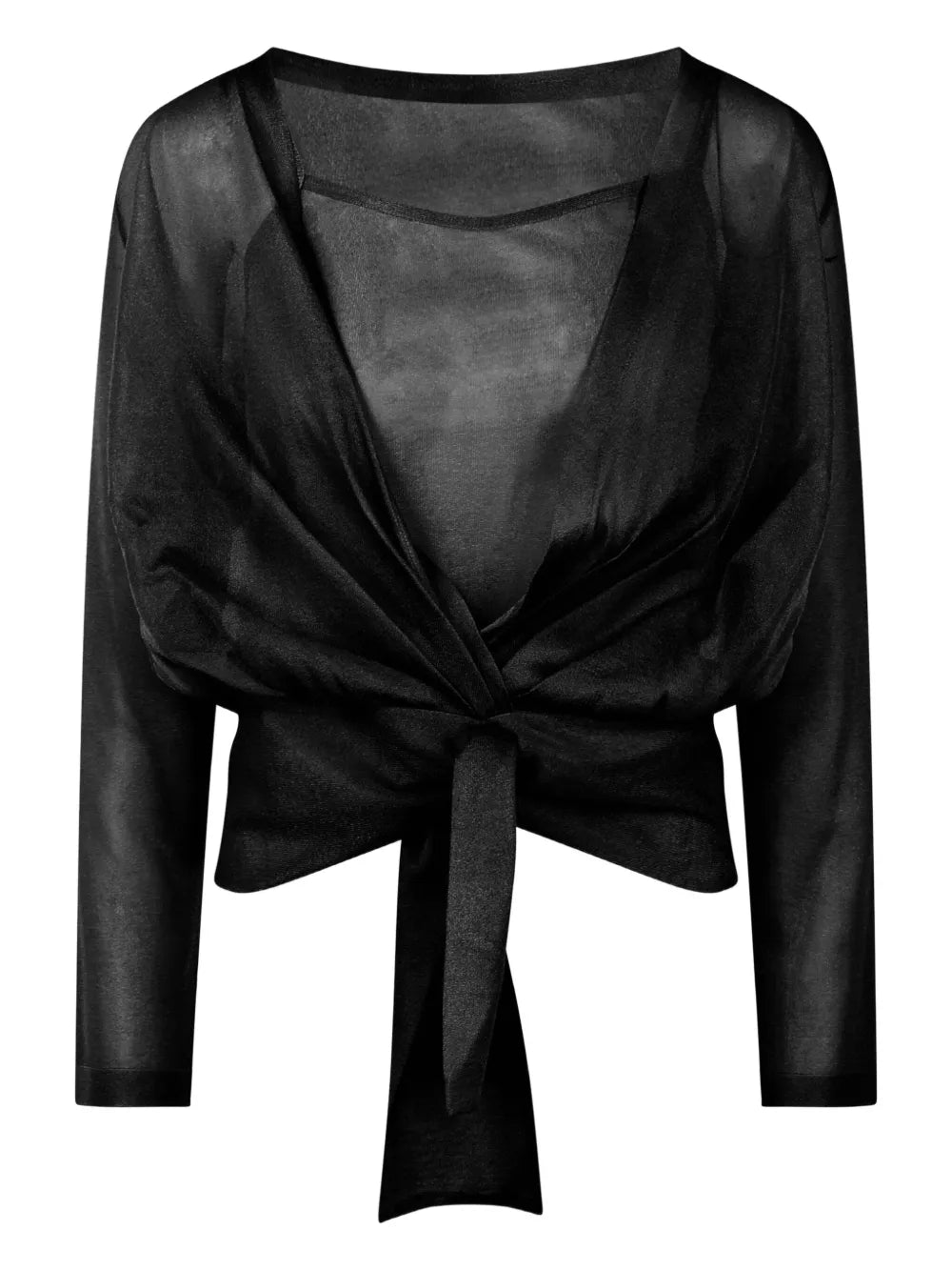 Semi-Sheer Blouse