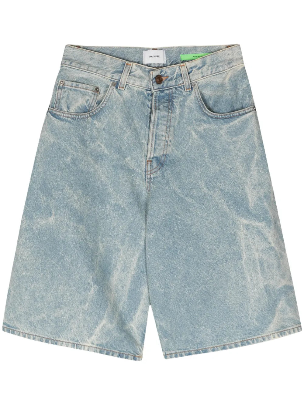 Becky Wide-Leg Denim Shorts