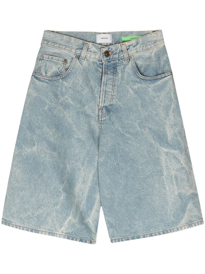 Becky Wide-Leg Denim Shorts