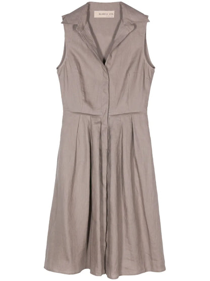 Ansellia Linen Midi Dress