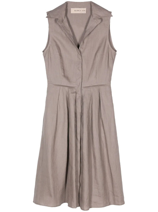 Ansellia Linen Midi Dress