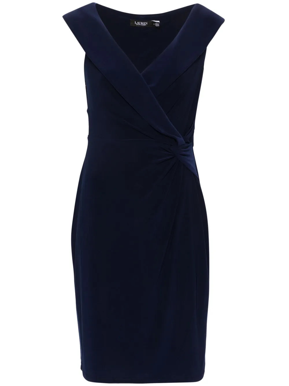 Gathered-Detail Sleeveless Mini Dress
