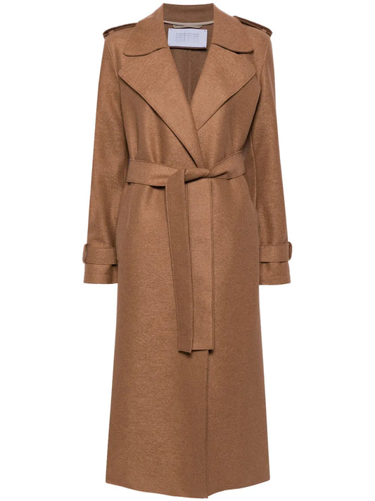 Virgin-Wool Trench Coat