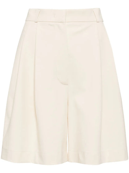 Pleat-Detailing Bermuda Shorts