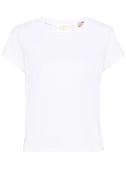 Logo-Plaque Cotton T-Shirt