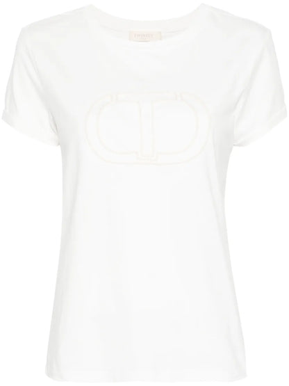 Embroidered-Logo Cotton T-Shirt