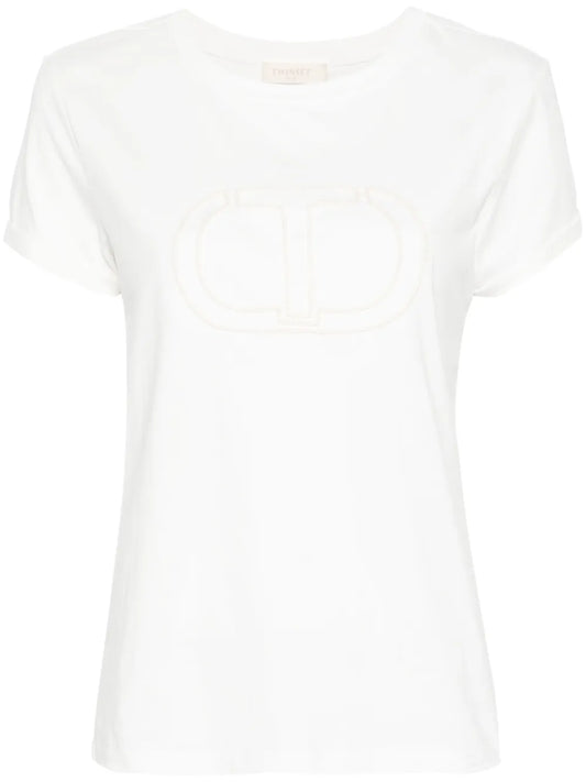 Embroidered-Logo Cotton T-Shirt
