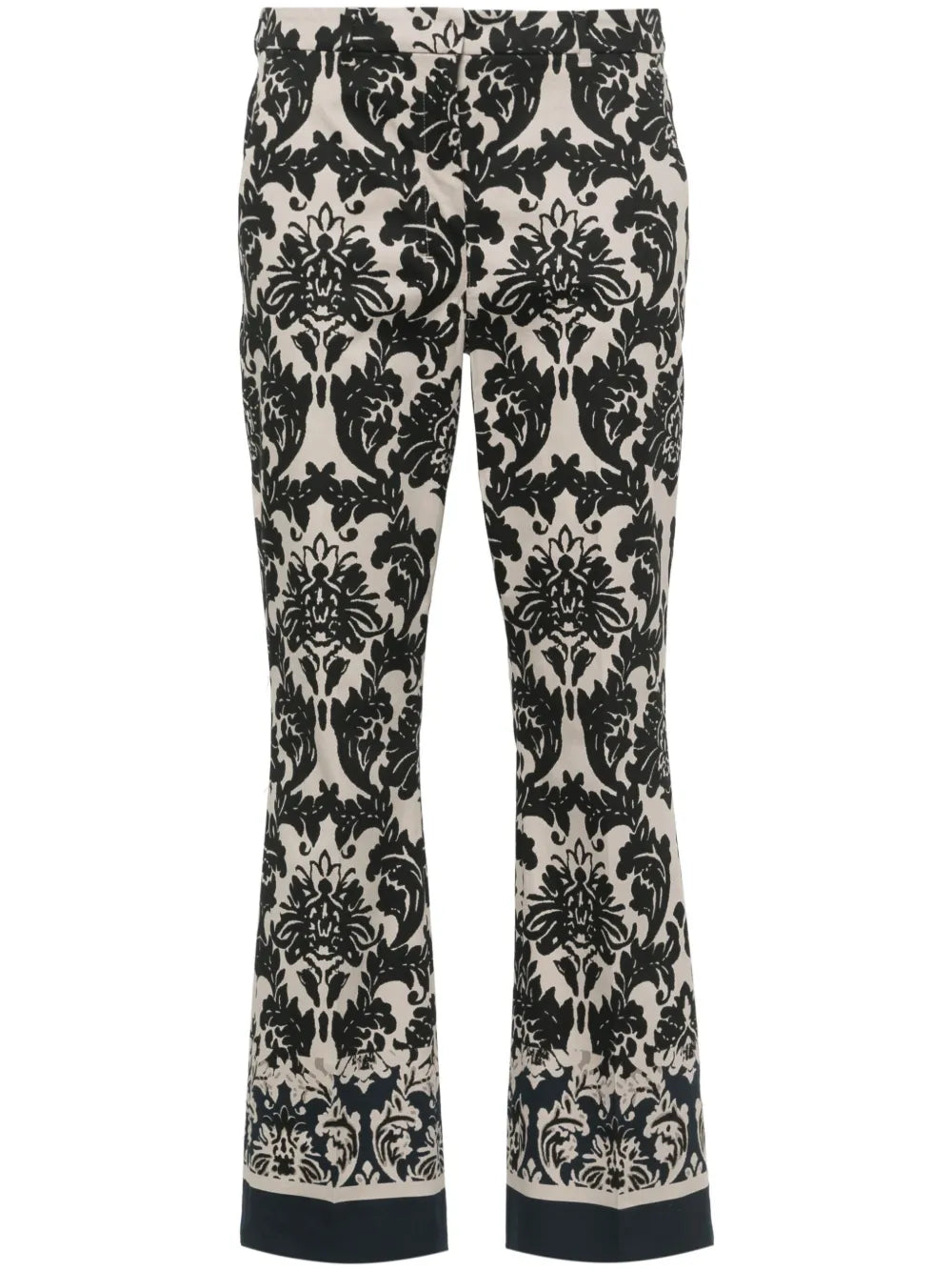 Egeo Geometric-Print Straight Trousers
