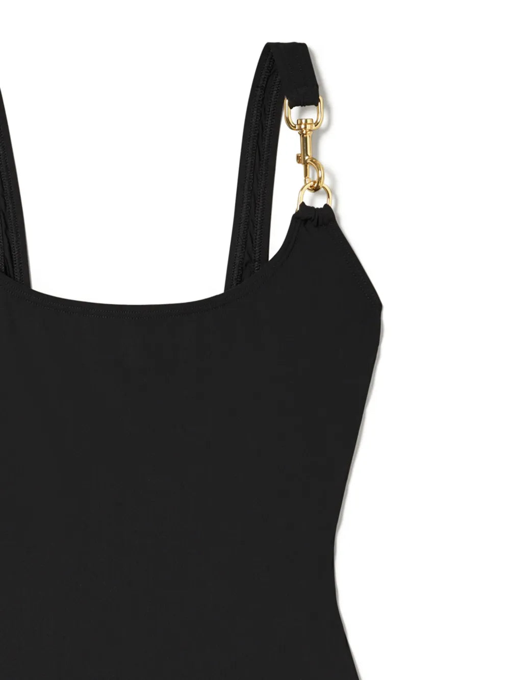 Clip-Detail Tank Swimsuit