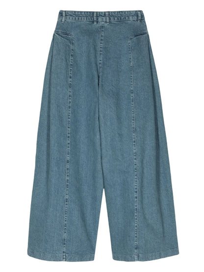 Mid-Rise Wide-Leg Jeans