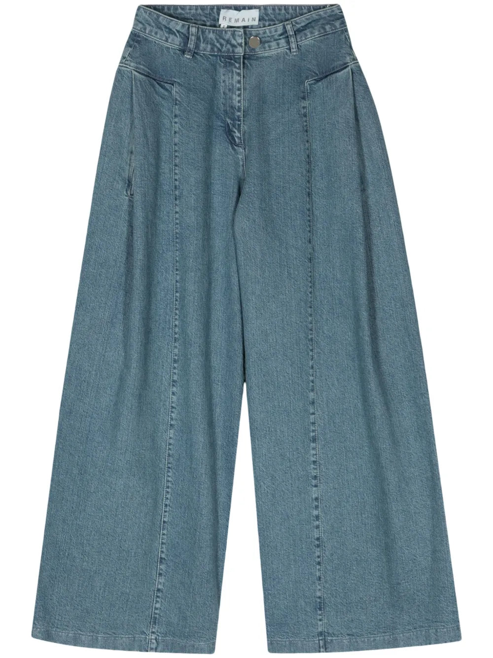 Mid-Rise Wide-Leg Jeans