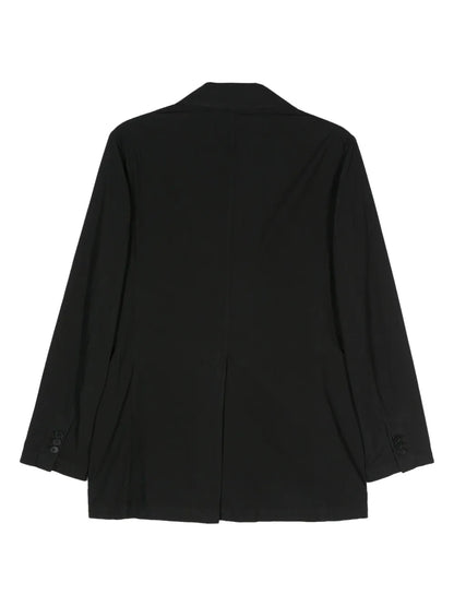 Single-Breasted Cotton Blazer