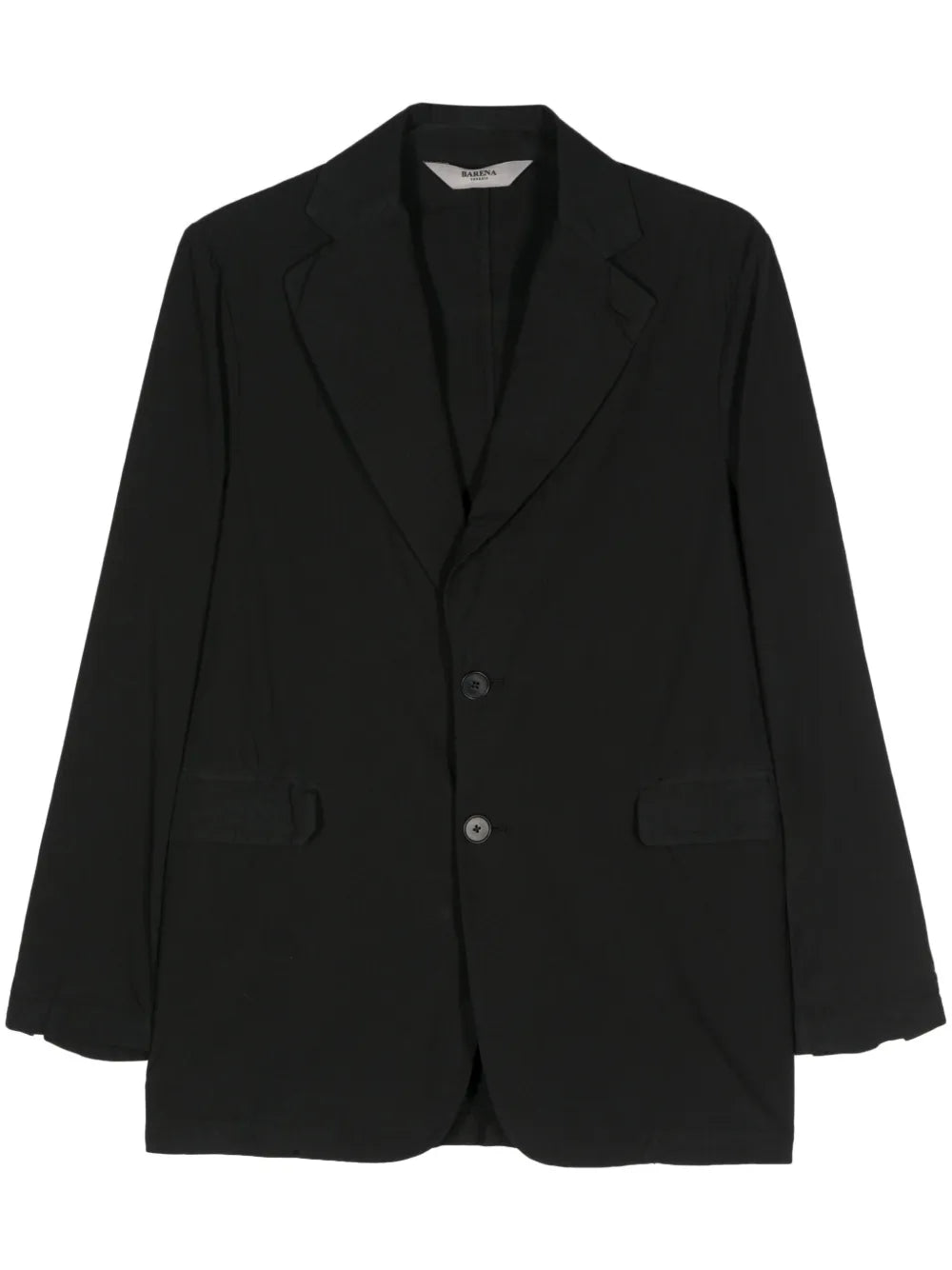 Single-Breasted Cotton Blazer