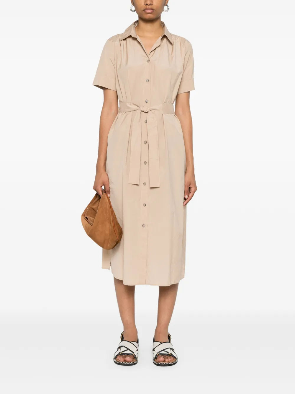 Short-Sleeve Shirt Dress