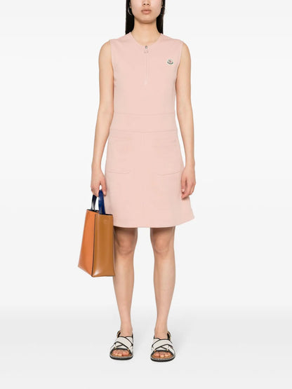 Logo-Appliqué Mini Dress