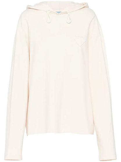 Logo-Plaque Hooded T-Shirt