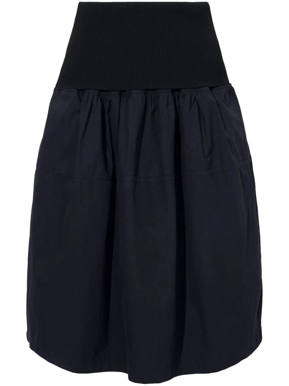 Pleated Cotton Skirt