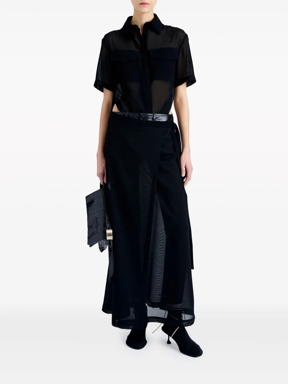 Emory Semi-Sheer Dress