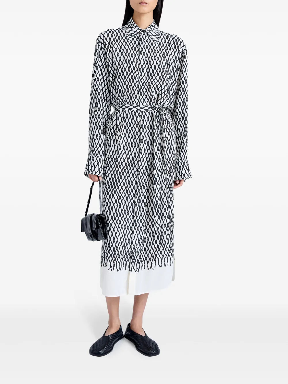 Bailey Abstract-Print Midi Dress